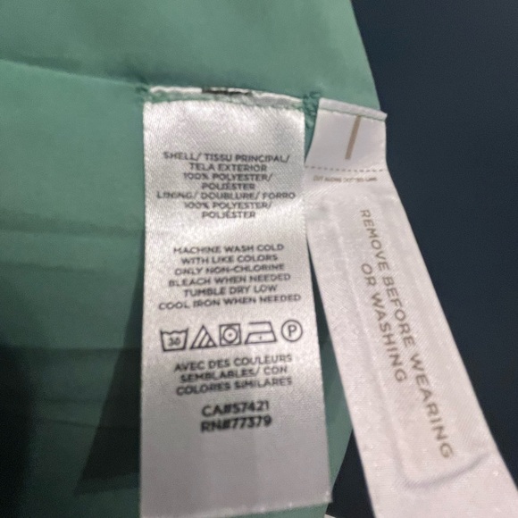 NWT Ann Taylor Size 12 green floral print dress. - Picture 4 of 4